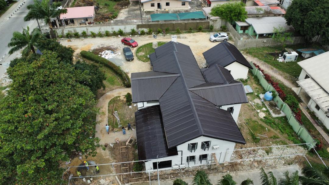 After commercial roof